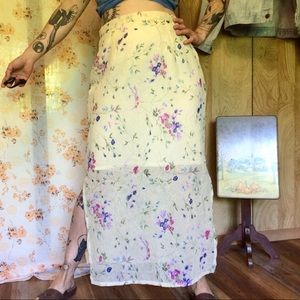 90’s vintage spring church skirt